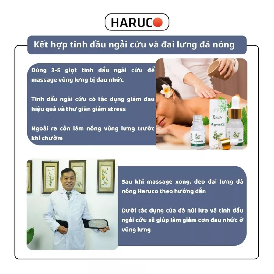 Đai Lưng Đá Nóng Haruco HRC-06-1