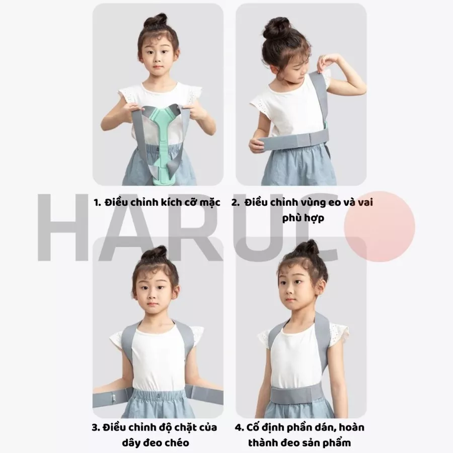 Đai Lưng Chống Gù Trẻ Em Haruco HRC-06-6