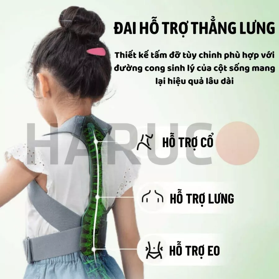 Đai Lưng Chống Gù Trẻ Em Haruco HRC-06-6