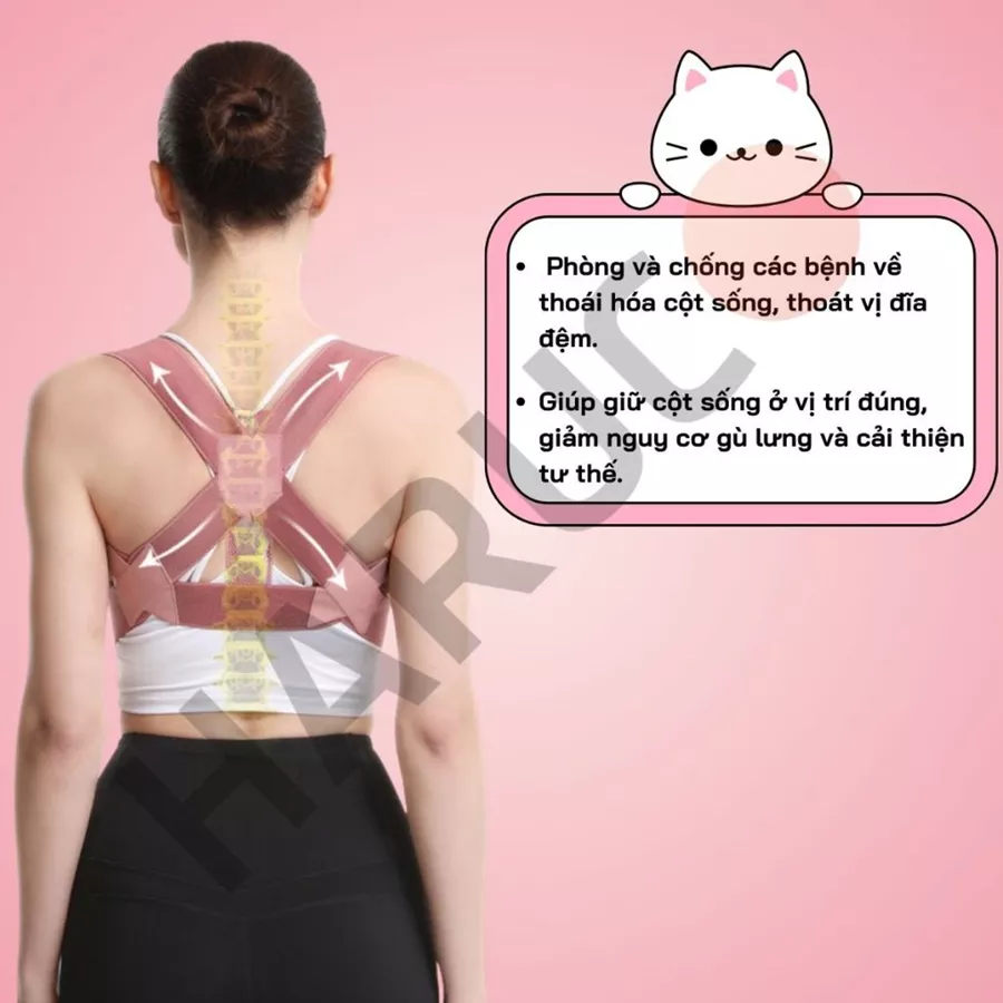 Đai Lưng Chống Gù Nâng Đỡ Vòng Một Haruco HRC-06-7