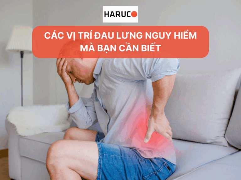 Các vị trí đau lưng nguy hiểm mà bạn cần biết