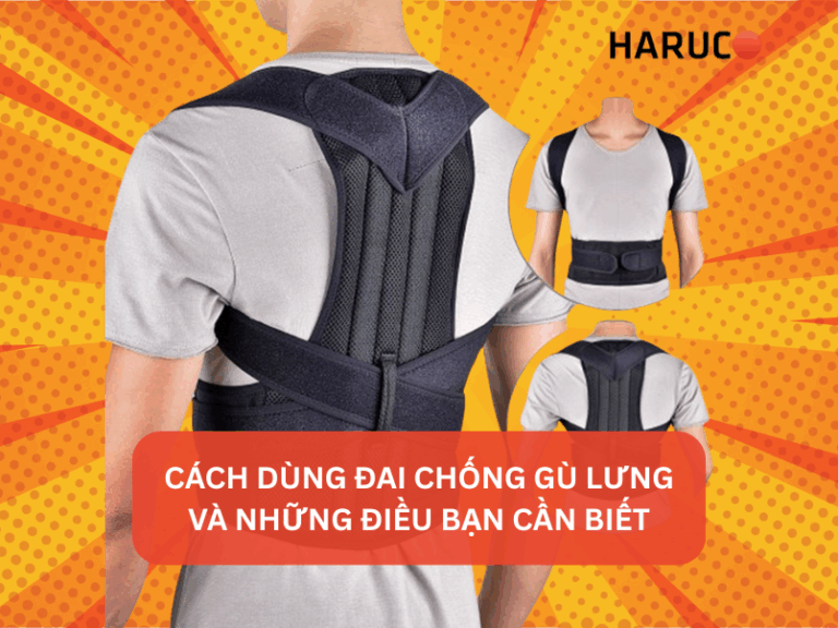 Cách dùng đai chống gù lưng và những điều bạn cần biết