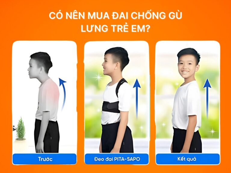 Đai lưng chống gù trẻ em lợi ích, cách dùng và lưu ý quan trọng