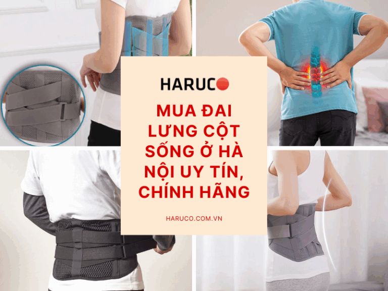 Mua đai lưng cột sống ở Hà Nội uy tín, chính hãng