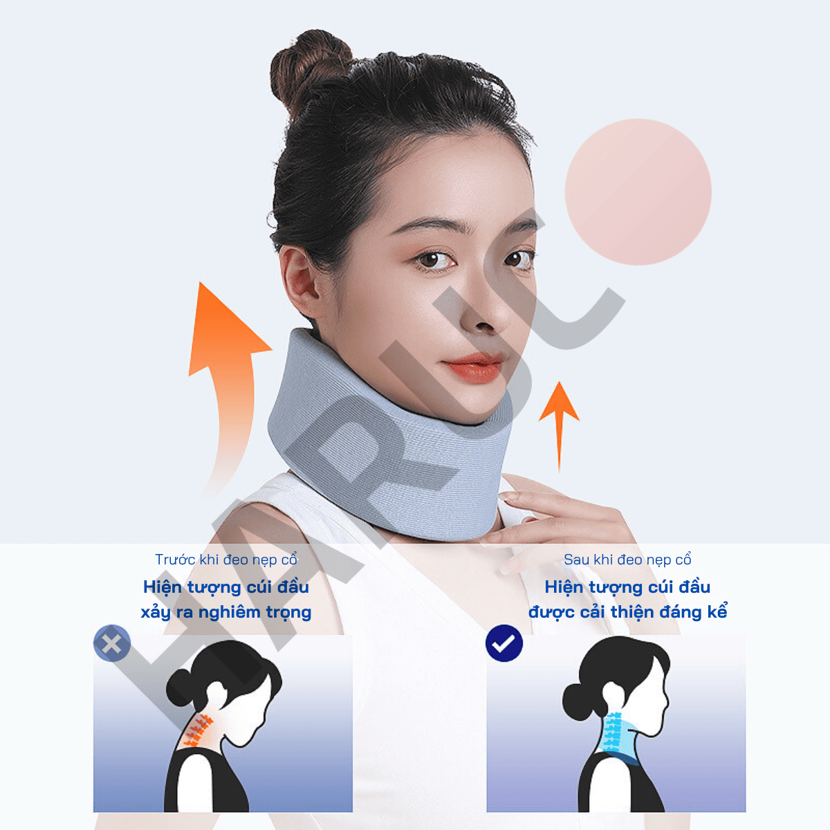 Nẹp Cổ Hỗ Trợ Cổ Rùa Hakoro