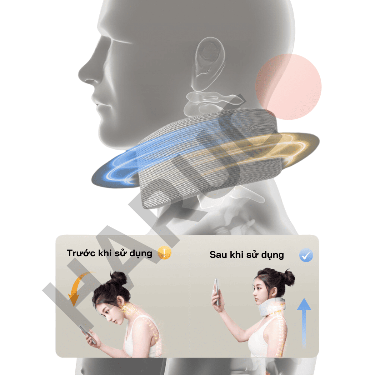 Nẹp Cổ Hỗ Trợ Cổ Rùa Hakoro
