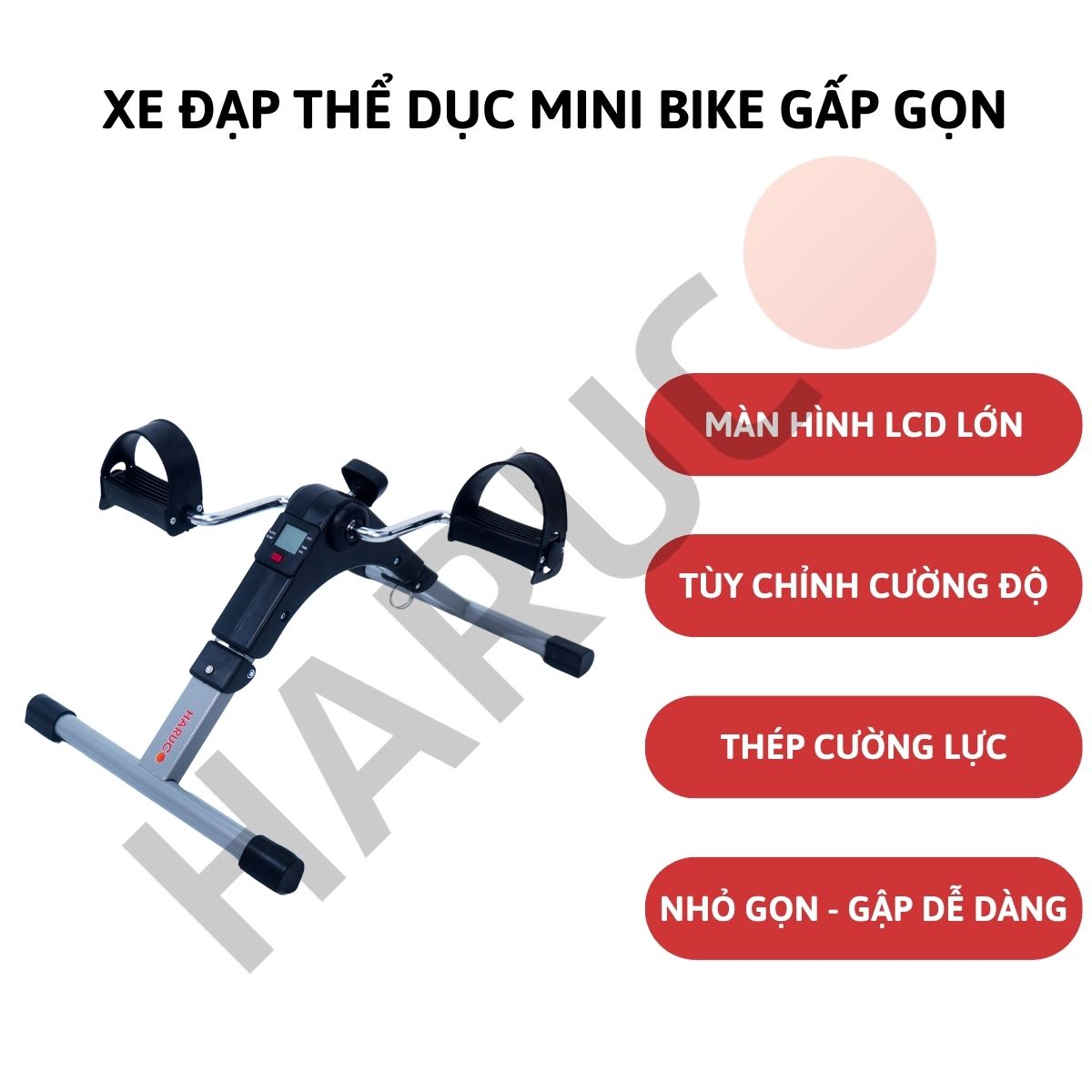 Xe Đạp Phục Hồi Sức Khỏe Haruco HRC-10-1