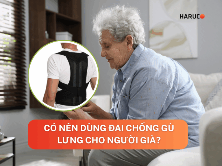 Có nên dùng đai chống gù lưng cho người già?