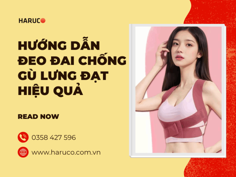 Hướng dẫn đeo đai chống gù lưng đạt hiệu quả