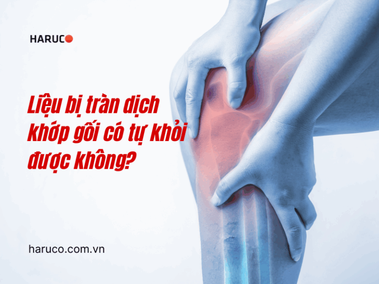 Liệu bị tràn dịch khớp gối có tự khỏi được không hay cần điều trị?