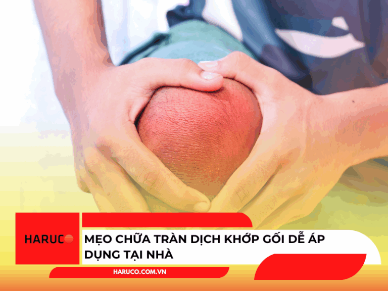 Mẹo chữa tràn dịch khớp gối dễ áp dụng tại nhà