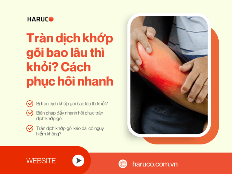 Tràn dịch khớp gối bao lâu thì khỏi? Cách phục hồi nhanh chóng