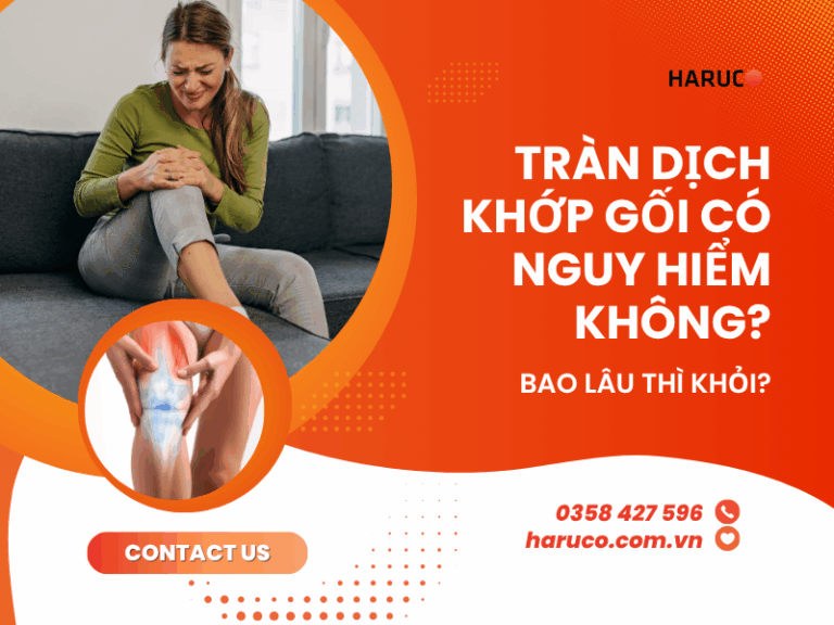 Tràn dịch khớp gối có nguy hiểm không? Bao lâu thì hồi phục?