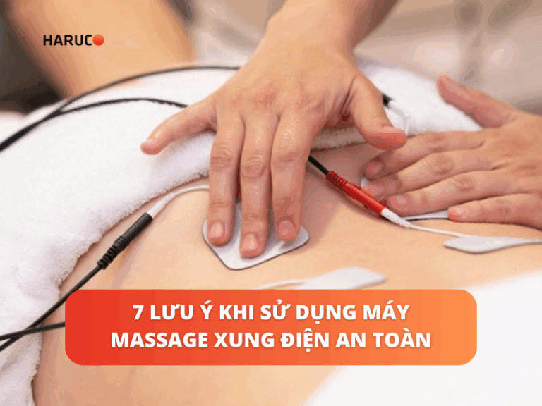 7 lưu ý khi sử dụng máy massage xung điện an toàn