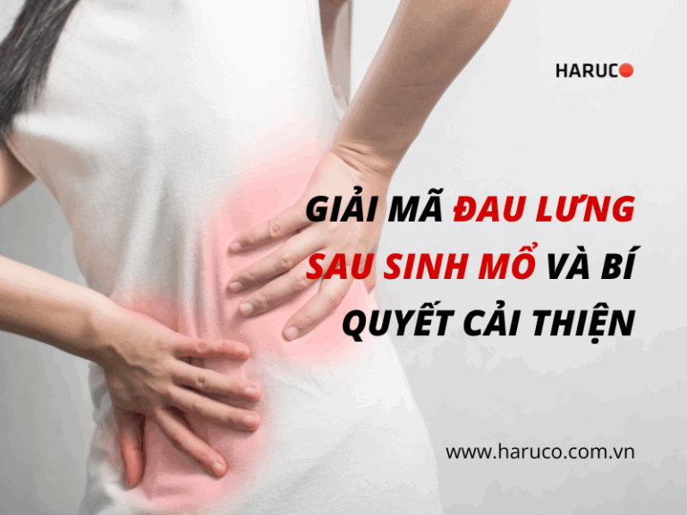 Giải mã đau lưng sau sinh mổ và bí quyết cải thiện