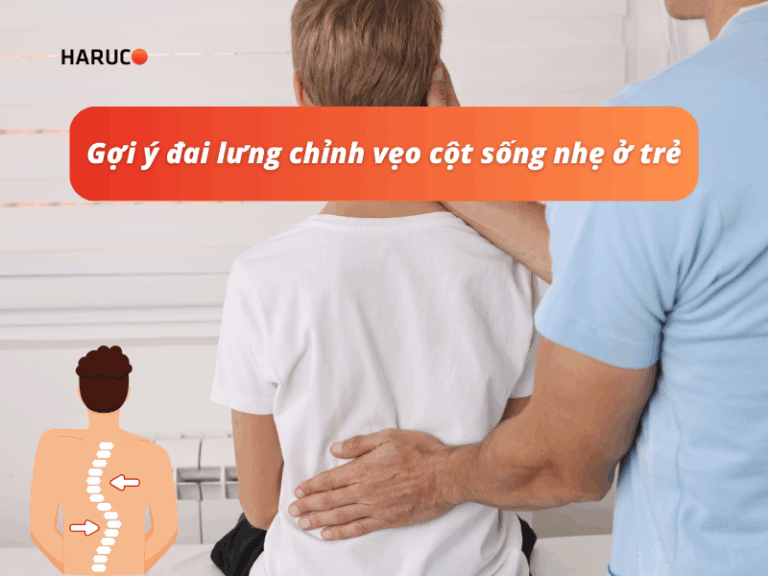 Gợi ý đai lưng chỉnh vẹo cột sống nhẹ ở trẻ