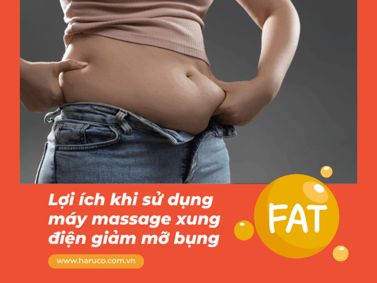 Lợi ích khi sử dụng máy massage xung điện giảm mỡ bụng
