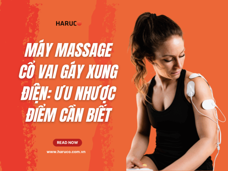 Máy massage cổ vai gáy xung điện: Ưu nhược điểm cần biết