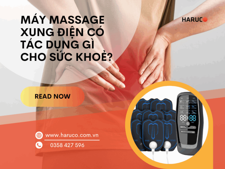 Máy massage xung điện có tác dụng gì cho sức khoẻ?