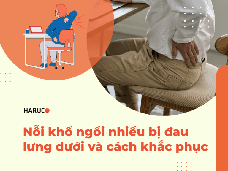 Nỗi khổ ngồi nhiều bị đau lưng dưới và cách khắc phục
