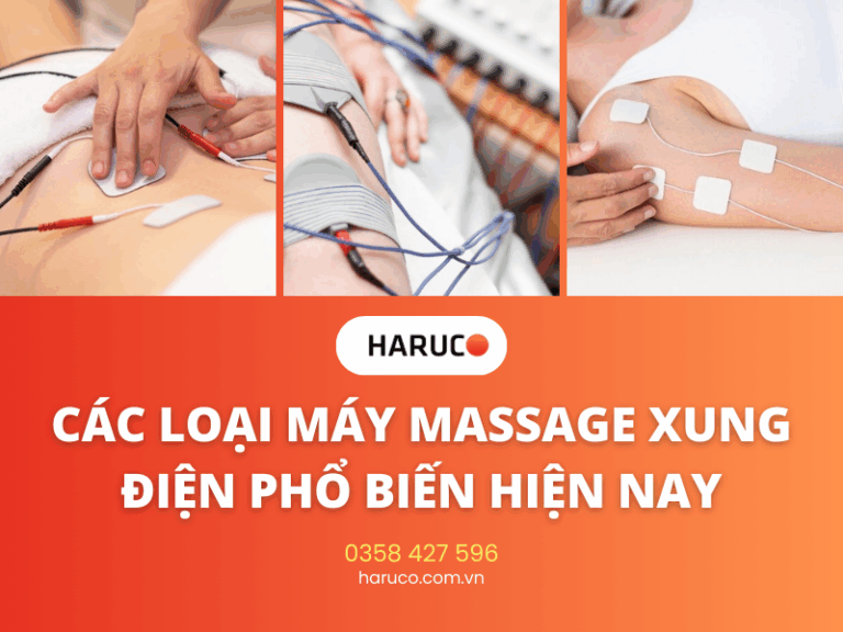 Các loại máy massage xung điện phổ biến hiện nay
