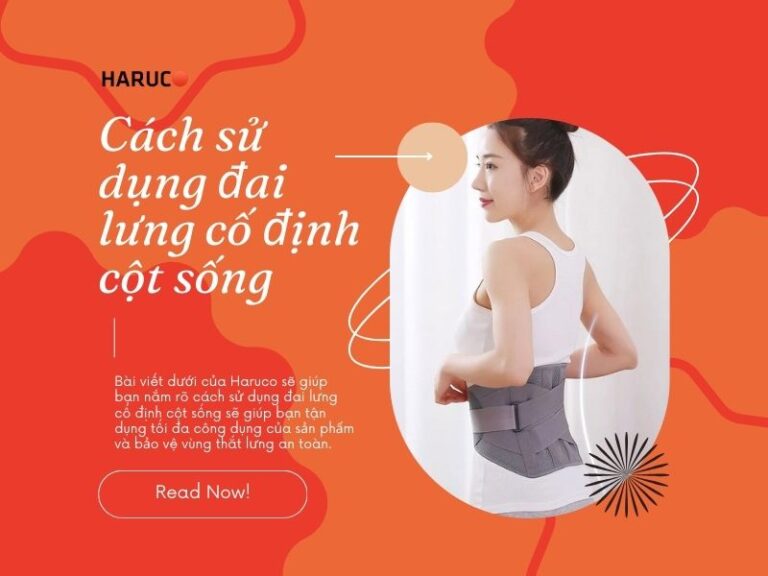 Cách sử dụng đai lưng cố định cột sống