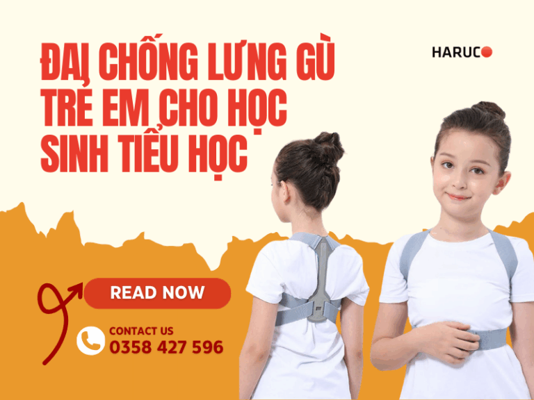 Đai chống lưng gù trẻ em cho học sinh tiểu học