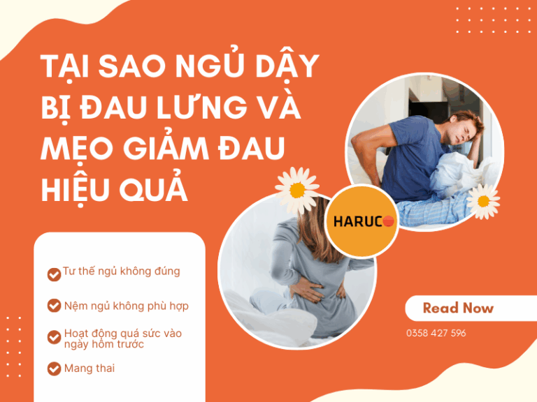 Tại sao ngủ dậy bị đau lưng và mẹo giảm đau hiệu quả