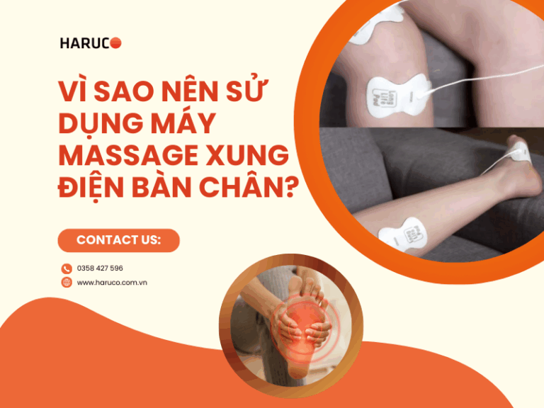 Vì sao nên sử dụng máy massage xung điện bàn chân?