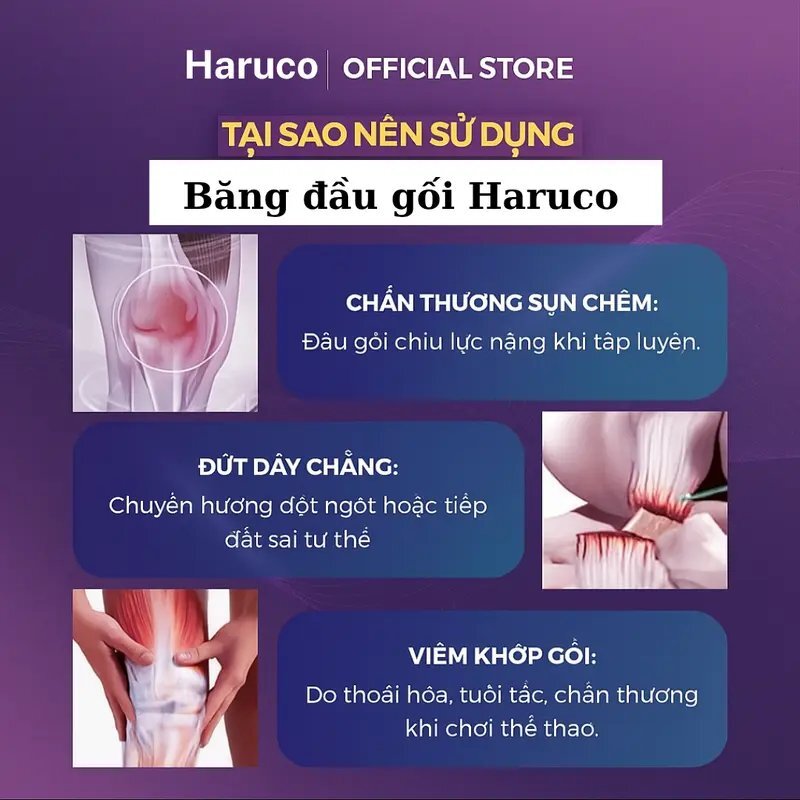 Đai Gối Thể Thao Haruco HRC-08-2
