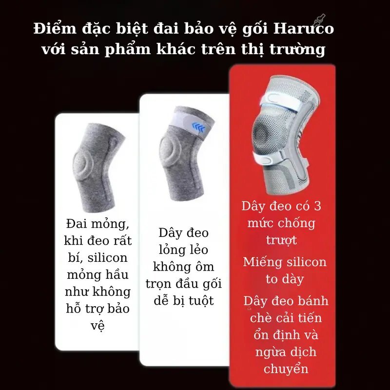 Đai Gối Thể Thao Haruco HRC-08-2