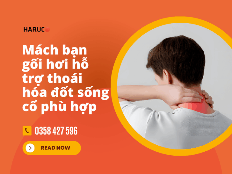 Mách bạn gối hơi hỗ trợ thoái hóa đốt sống cổ phù hợp