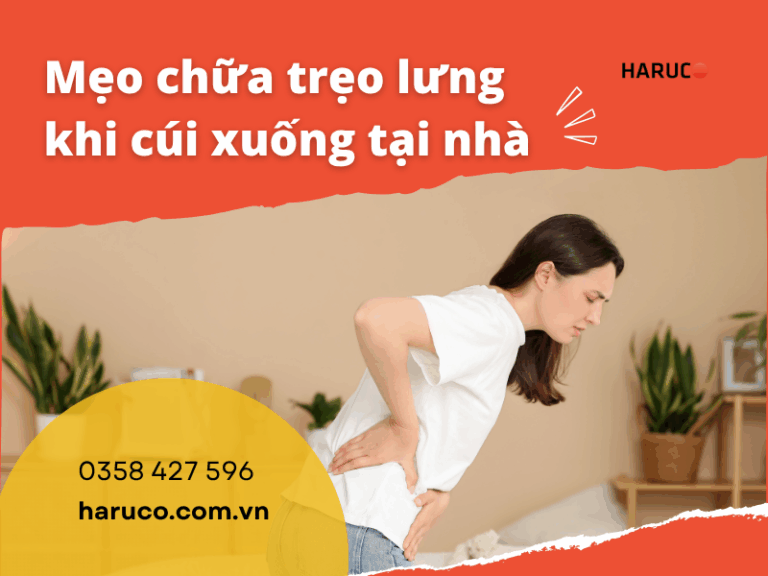 Mẹo chữa trẹo lưng khi cúi xuống tại nhà