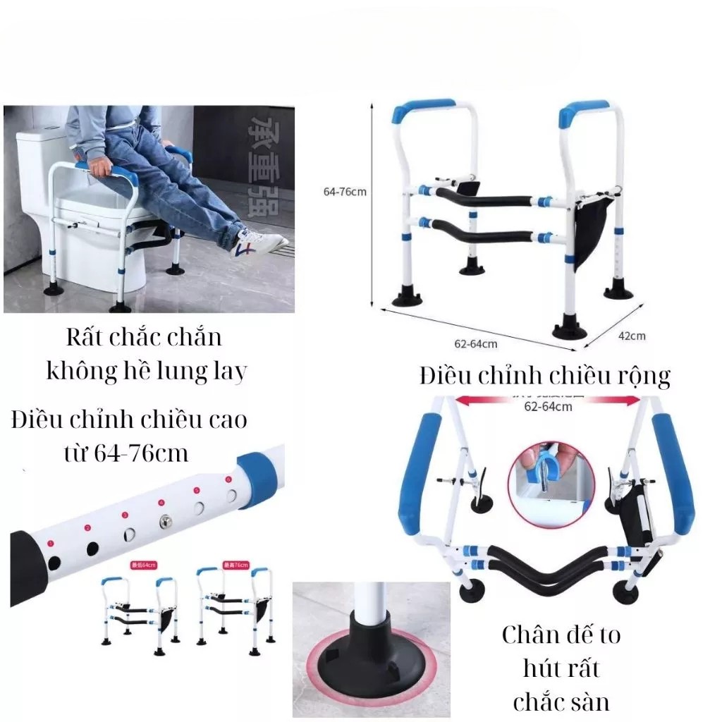 Khung Tay Vịn Bồn Cầu Haruco HRC-99-2
