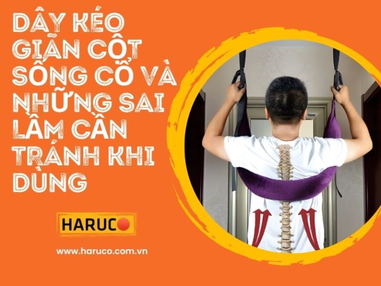 Dây kéo giãn cột sống cổ và những sai lầm cần tránh khi dùng