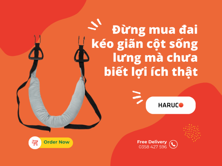 Đừng mua đai kéo giãn cột sống lưng mà chưa biết lợi ích thật
