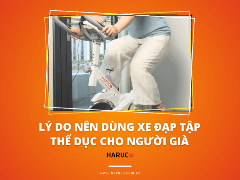 Lý do nên dùng xe đạp tập thể dục cho người già