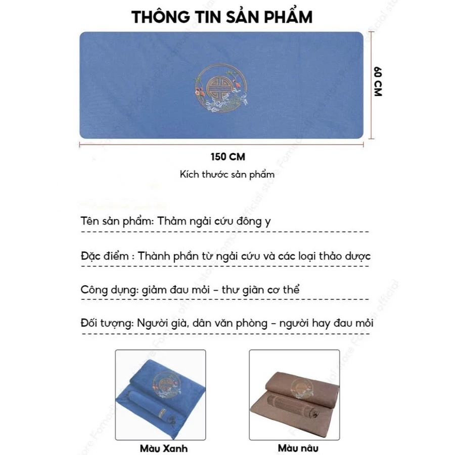 Thảm Ngải Cứu Đông Y Haruco HRC-99-3