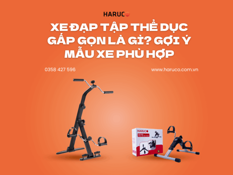 Xe đạp tập thể dục gấp gọn là gì? Gợi ý mẫu xe phù hợp