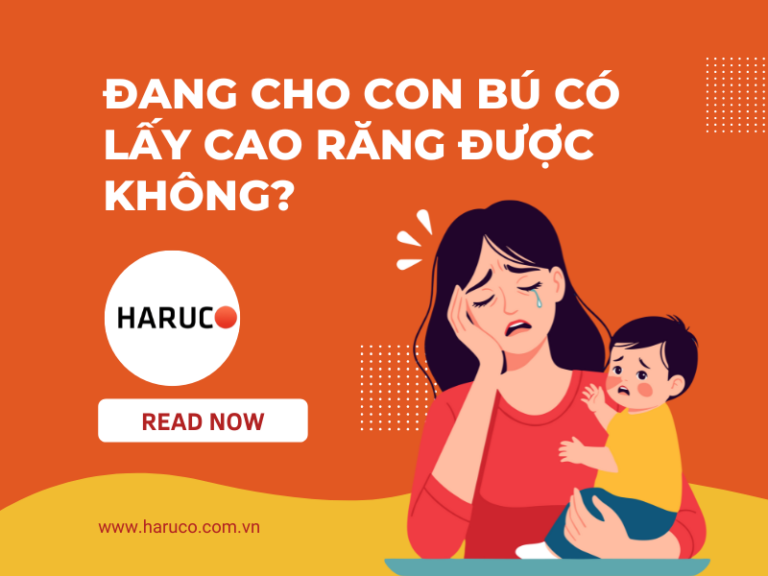 Đang cho con bú có lấy cao răng được không?