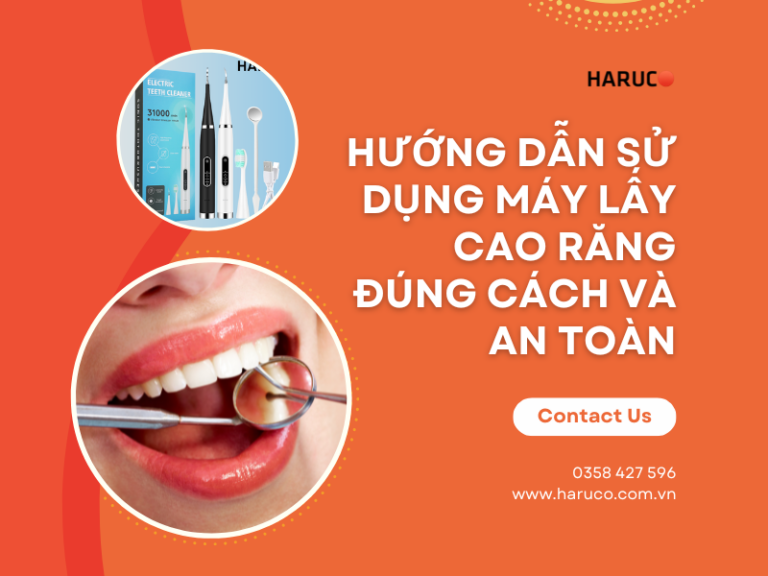 Hướng dẫn sử dụng máy lấy cao răng đúng cách và an toàn tại nhà