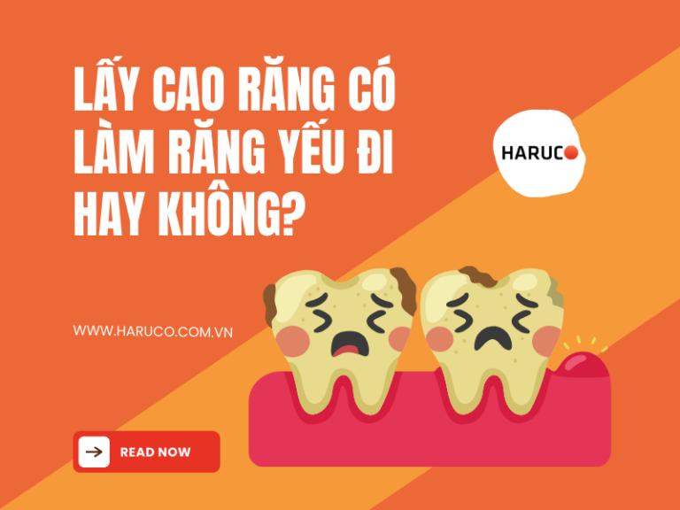 Lấy cao răng có làm răng yếu đi hay không?