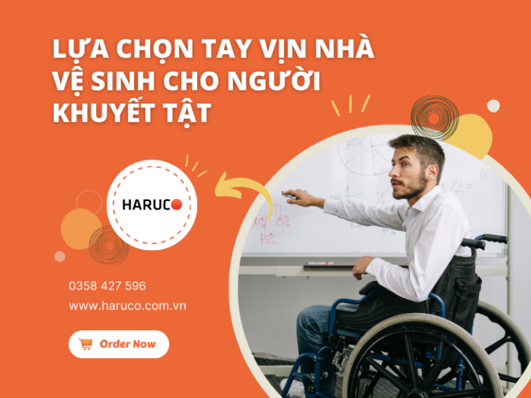 Lựa chọn tay vịn nhà vệ sinh cho người khuyết tật
