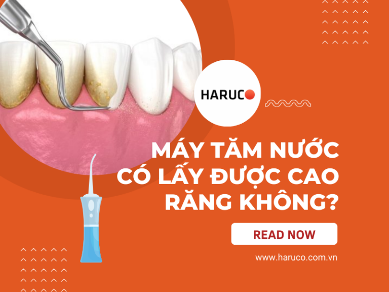 Máy tăm nước có lấy được cao răng không?