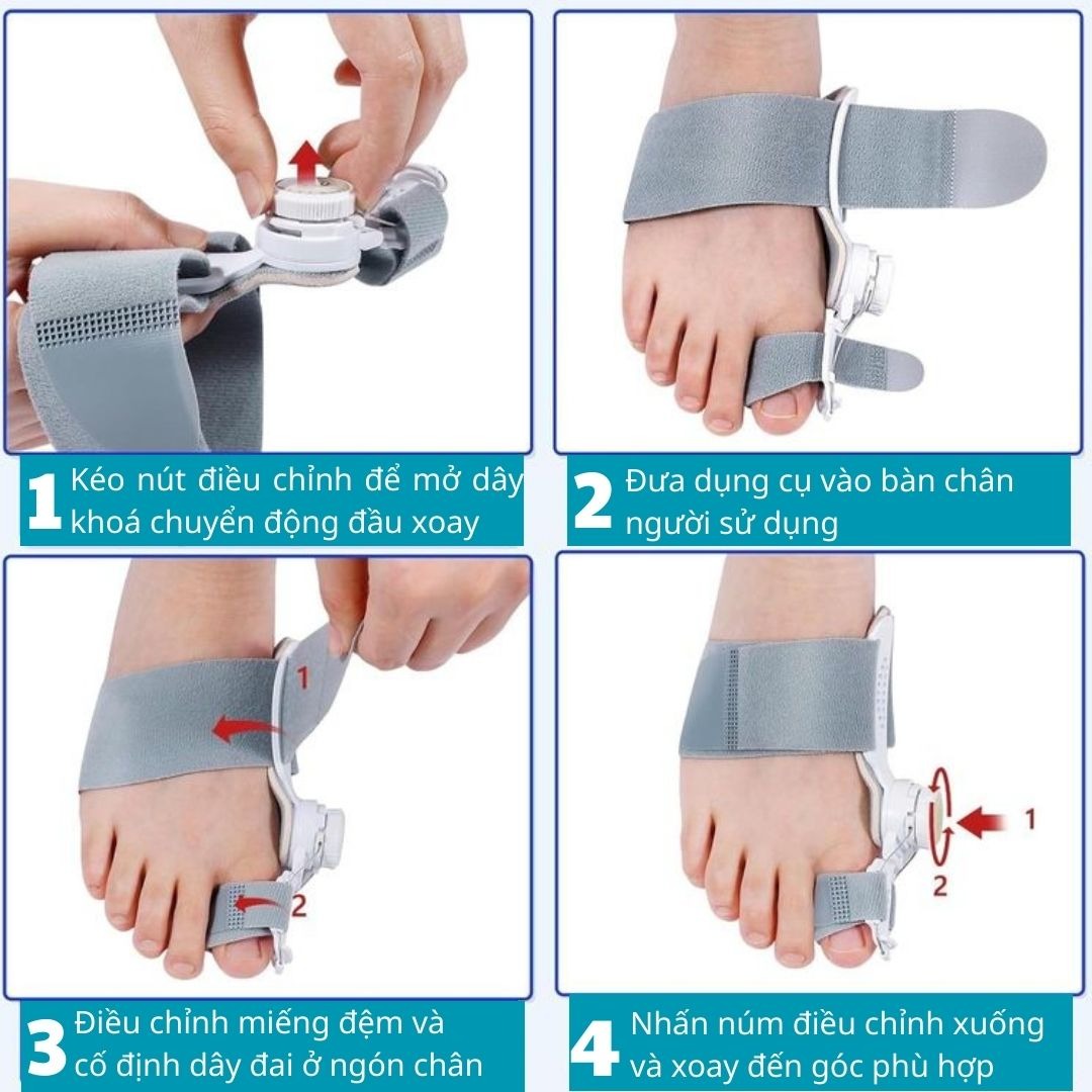 Nẹp Chỉnh Hình Ngón Chân Cái Haruco HRC-10-1