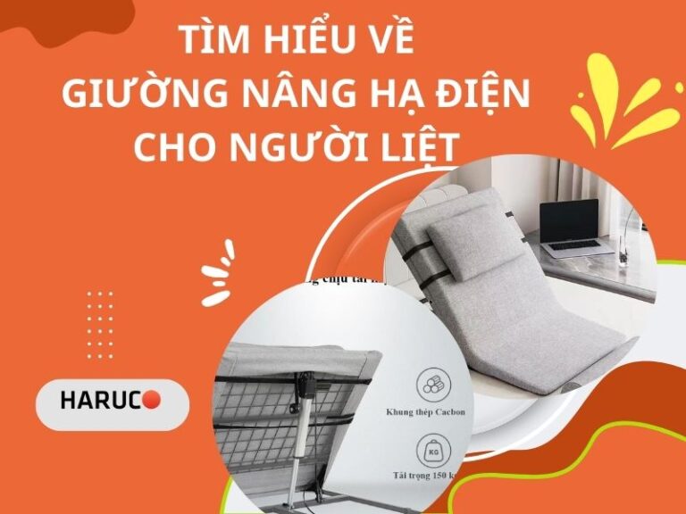Tìm hiểu về giường nâng hạ điện cho người liệt 