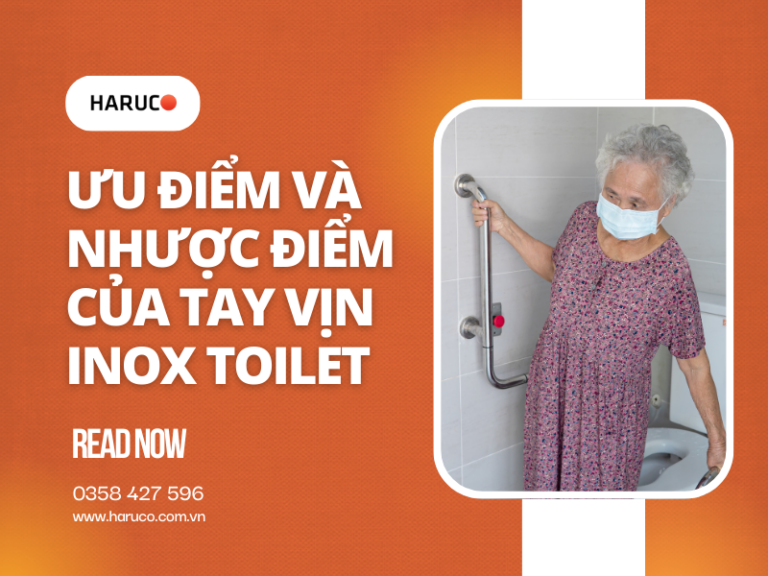 Ưu điểm và nhược điểm của tay vịn inox toilet
