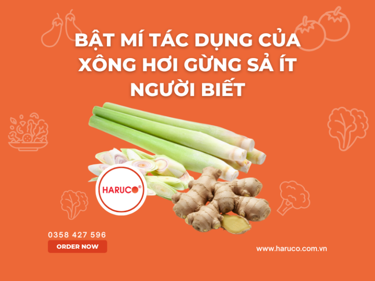 Bật mí tác dụng của xông hơi gừng sả ít người biết