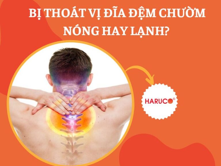 Bị thoát vị đĩa đệm chườm nóng hay lạnh? 