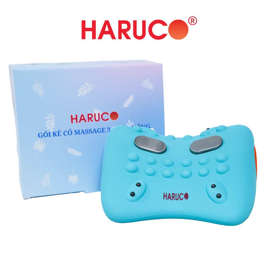 Gối Massage Cổ Vai Gáy 3 Chức Năng Haruco HRC-04-3